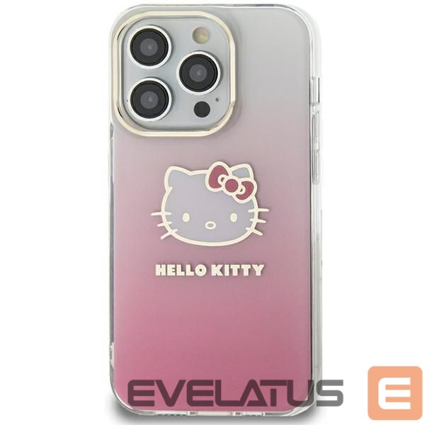 Другой аксессуар для телефона Hello Kitty Hello Kitty IML Gradient Electrop Kitty Head case for Samsung Galaxy A55 - pink
