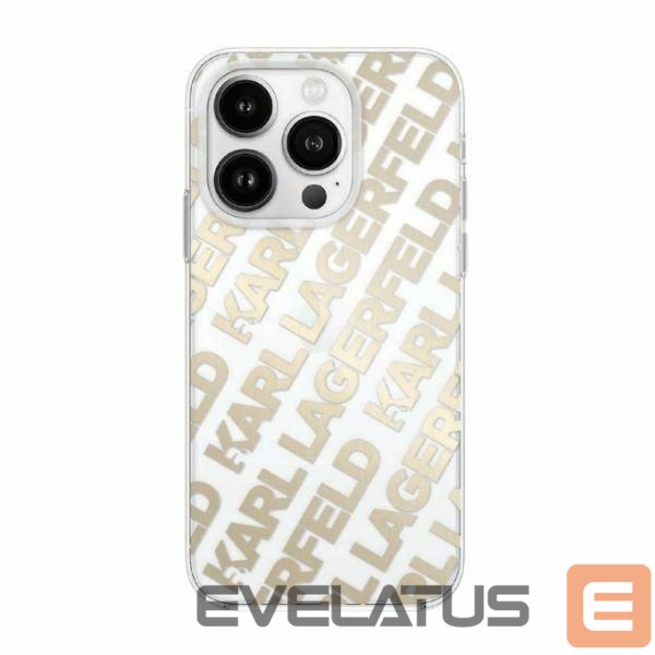 Другой аксессуар для телефона Karl Lagerfeld Karl Lagerfeld IML Fullover Logo case for iPhone 15 Pro - gold
