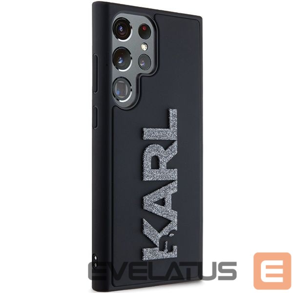 Другой аксессуар для телефона Karl Lagerfeld Karl Lagerfeld 3D Rubber Glitter Logo case for Samsung Galaxy S24 Ultra - black