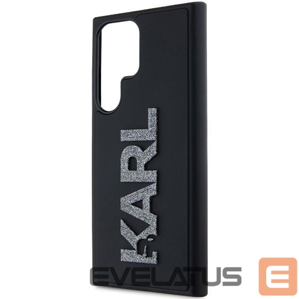 Другой аксессуар для телефона Karl Lagerfeld Karl Lagerfeld 3D Rubber Glitter Logo case for Samsung Galaxy S24 Ultra - black