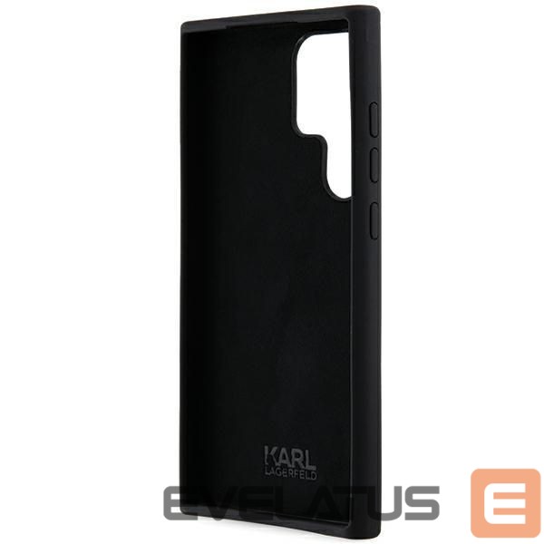 Другой аксессуар для телефона Karl Lagerfeld Karl Lagerfeld Silicone Ikonik Metal Pin case for Samsung Galaxy S24 Ultra - black