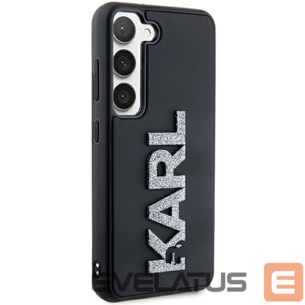 Другой аксессуар для телефона Karl Lagerfeld Karl Lagerfeld 3D Rubber Glitter Logo case for Samsung Galaxy S24 - black
