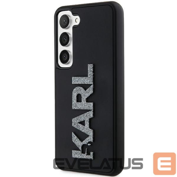 Другой аксессуар для телефона Karl Lagerfeld Karl Lagerfeld 3D Rubber Glitter Logo case for Samsung Galaxy S24 - black