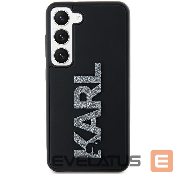 Другой аксессуар для телефона Karl Lagerfeld Karl Lagerfeld 3D Rubber Glitter Logo case for Samsung Galaxy S24 - black