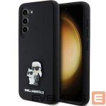 Другой аксессуар для телефона Karl Lagerfeld  Karl Lagerfeld Silicone Karl&Choupette Metal Pin case for Samsung Galaxy S24 - black 
