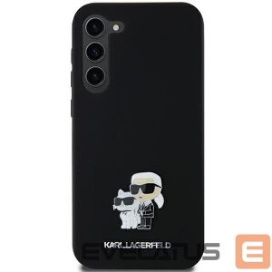 Другой аксессуар для телефона Karl Lagerfeld  Karl Lagerfeld Silicone Karl&Choupette Metal Pin case for Samsung Galaxy A35 - black 