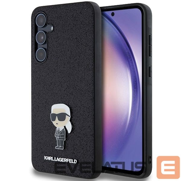 Другой аксессуар для телефона Karl Lagerfeld Karl Lagerfeld Fixed Glitter Ikonik Logo Metal Pin case for Samsung Galaxy A55 - black