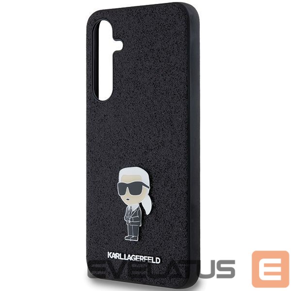 Другой аксессуар для телефона Karl Lagerfeld Karl Lagerfeld Fixed Glitter Ikonik Logo Metal Pin case for Samsung Galaxy A55 - black
