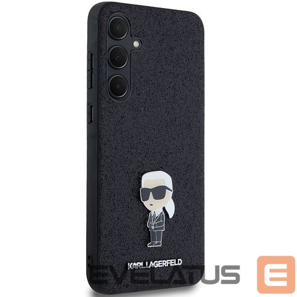 Другой аксессуар для телефона Karl Lagerfeld Karl Lagerfeld Fixed Glitter Ikonik Logo Metal Pin case for Samsung Galaxy A55 - black