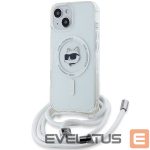 Другой аксессуар для телефона Karl Lagerfeld  Karl Lagerfeld IML Choupette Head & Cord MagSafe case for iPhone 13 / 14 / 15 - transparent 