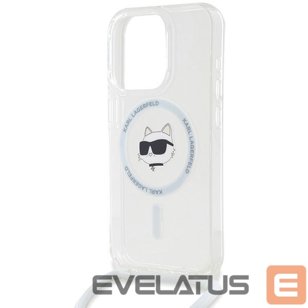 Другой аксессуар для телефона Karl Lagerfeld Karl Lagerfeld IML Choupette Head & Cord MagSafe case for iPhone 13 Pro Max - transparent