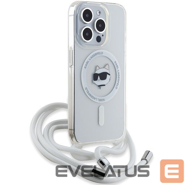 Другой аксессуар для телефона Karl Lagerfeld Karl Lagerfeld IML Choupette Head & Cord MagSafe case for iPhone 13 Pro Max - transparent
