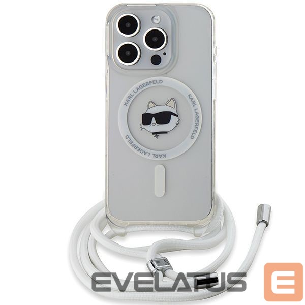 Другой аксессуар для телефона Karl Lagerfeld Karl Lagerfeld IML Choupette Head & Cord MagSafe case for iPhone 14 Pro Max - transparent