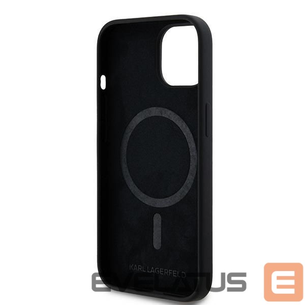 Другой аксессуар для телефона Karl Lagerfeld Karl Lagerfeld Silicone Karl&Choupette MagSafe case for iPhone 15 Plus / 14 Plus - black