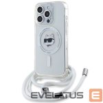 Другой аксессуар для телефона Karl Lagerfeld  Karl Lagerfeld IML Choupette Head&Cord MagSafe case for iPhone 15 Pro Max - transparent 