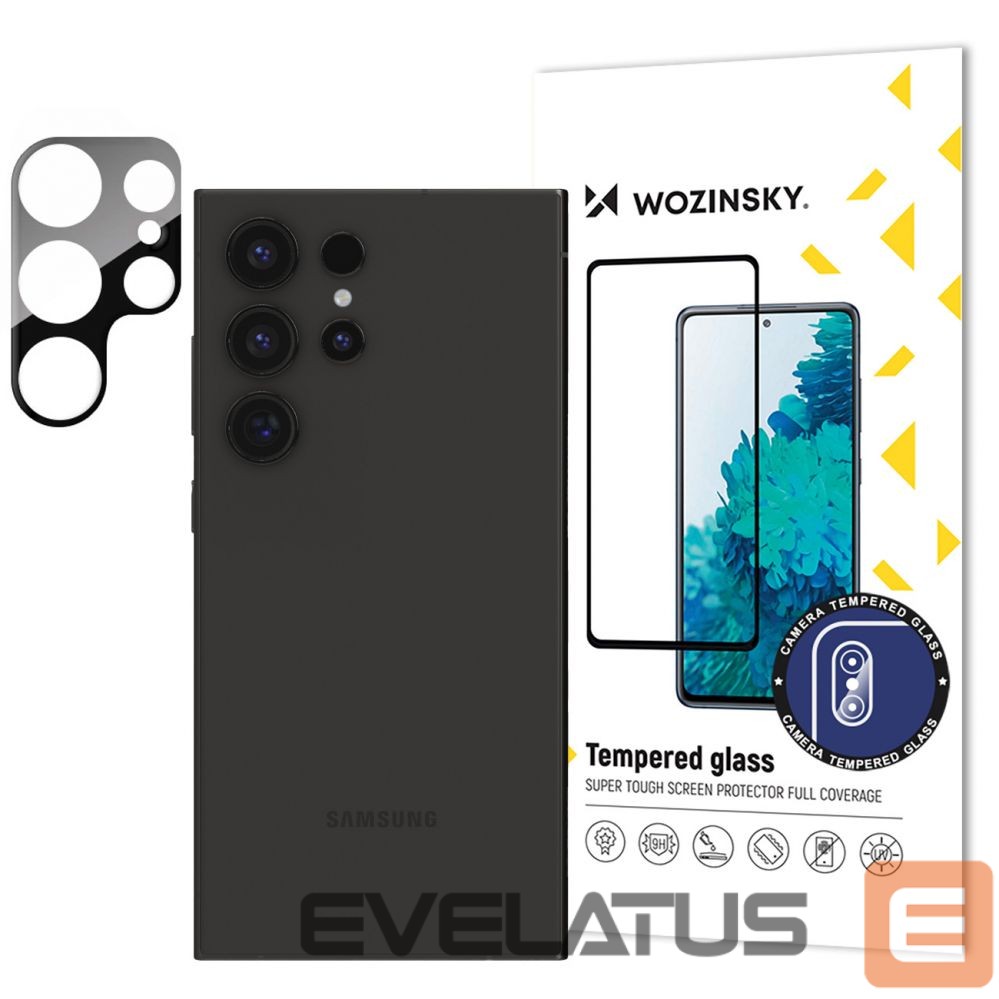 Защитное стекло Wozinsky 9H Tempered Glass for Wozinsky Full Camera Glass for Samsung Galaxy S24 Ultra