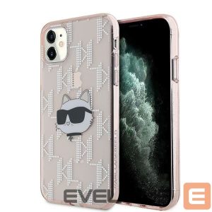 Другой аксессуар для телефона Karl Lagerfeld  Karl Lagerfeld IML Choupette Head & Monogram case for iPhone 11 / Xr - pink 