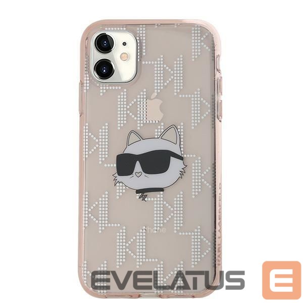 Другой аксессуар для телефона Karl Lagerfeld Karl Lagerfeld IML Choupette Head & Monogram case for iPhone 11 / Xr - pink