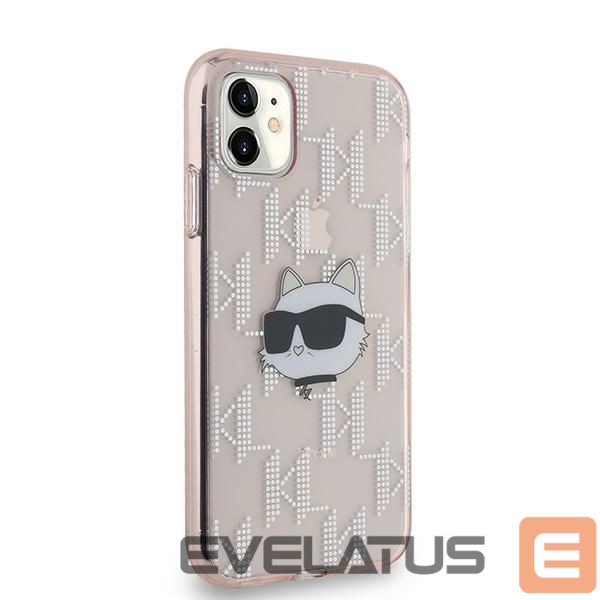 Другой аксессуар для телефона Karl Lagerfeld Karl Lagerfeld IML Choupette Head & Monogram case for iPhone 11 / Xr - pink