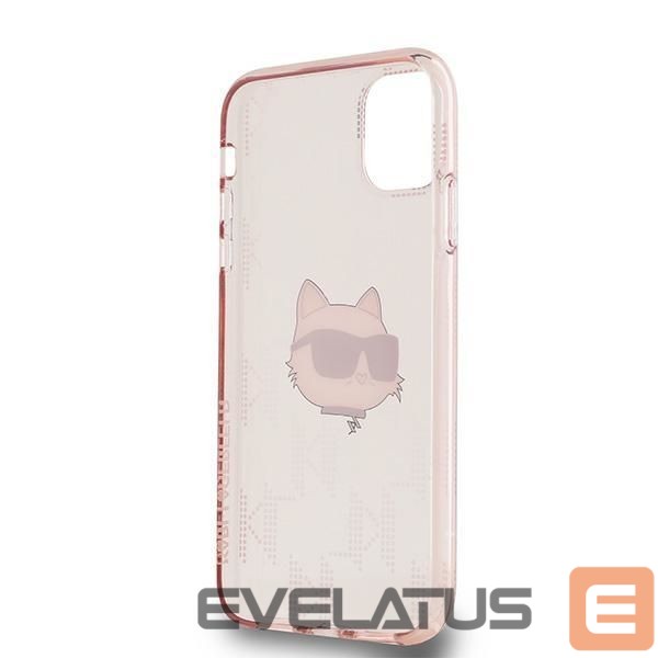 Другой аксессуар для телефона Karl Lagerfeld Karl Lagerfeld IML Choupette Head & Monogram case for iPhone 11 / Xr - pink