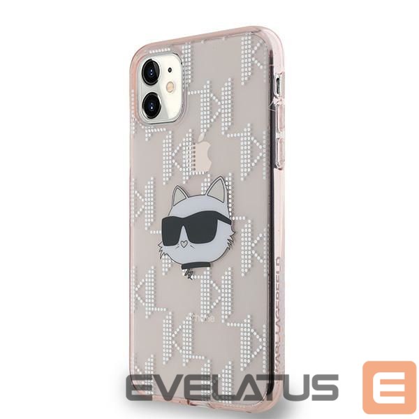 Другой аксессуар для телефона Karl Lagerfeld Karl Lagerfeld IML Choupette Head & Monogram case for iPhone 11 / Xr - pink