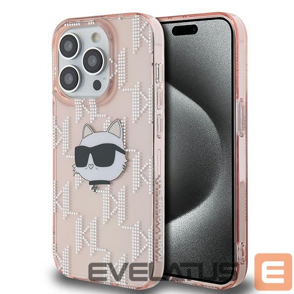 Другой аксессуар для телефона Karl Lagerfeld Karl Lagerfeld IML Choupette Head & Monogram case for iPhone 13 Pro Max - pink