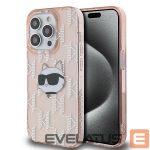 Другой аксессуар для телефона Karl Lagerfeld  Karl Lagerfeld IML Choupette Head & Monogram case for iPhone 14 Pro - pink 