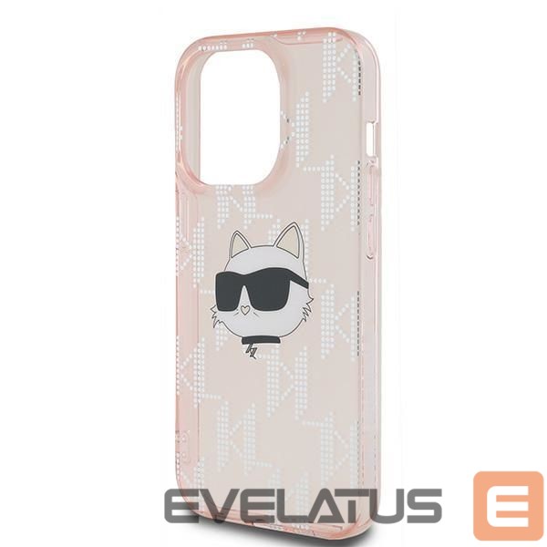 Другой аксессуар для телефона Karl Lagerfeld Karl Lagerfeld IML Choupette Head & Monogram case for iPhone 14 Pro - pink