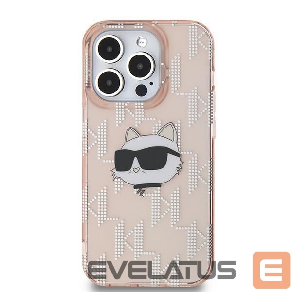 Другой аксессуар для телефона Karl Lagerfeld Karl Lagerfeld IML Choupette Head & Monogram case for iPhone 14 Pro - pink