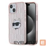 Другой аксессуар для телефона Karl Lagerfeld  Karl Lagerfeld IML Choupette Head & Monogram case for iPhone 14 / 15 / 13 - pink 