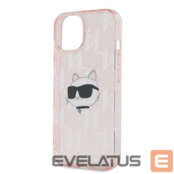 Другой аксессуар для телефона Karl Lagerfeld Karl Lagerfeld IML Choupette Head & Monogram case for iPhone 14 / 15 / 13 - pink
