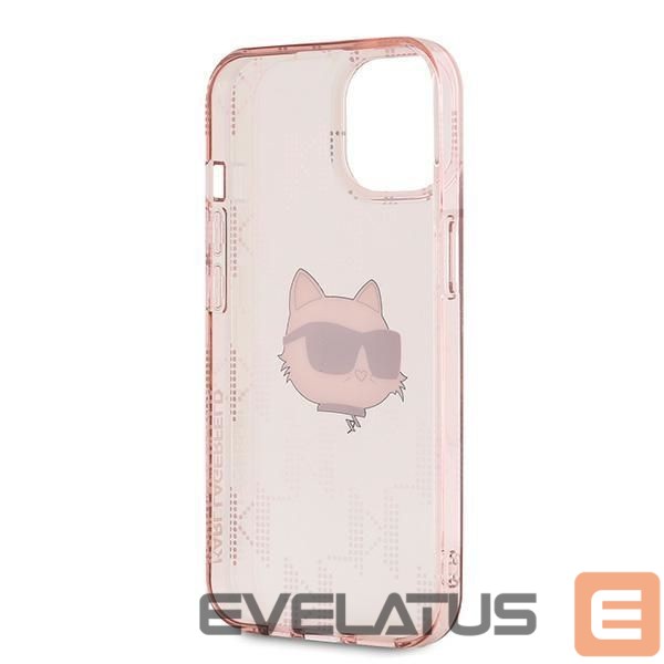Другой аксессуар для телефона Karl Lagerfeld Karl Lagerfeld IML Choupette Head & Monogram case for iPhone 14 / 15 / 13 - pink