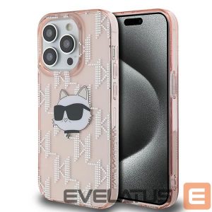 Другой аксессуар для телефона Karl Lagerfeld  Karl Lagerfeld IML Choupette Head & Monogram case for iPhone 14 Pro Max - pink 