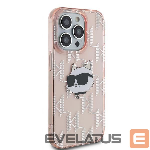 Другой аксессуар для телефона Karl Lagerfeld Karl Lagerfeld IML Choupette Head & Monogram case for iPhone 14 Pro Max - pink