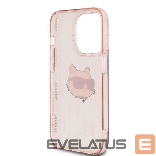 Другой аксессуар для телефона Karl Lagerfeld Karl Lagerfeld IML Choupette Head & Monogram case for iPhone 14 Pro Max - pink