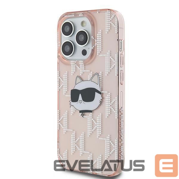 Другой аксессуар для телефона Karl Lagerfeld Karl Lagerfeld IML Choupette Head & Monogram case for iPhone 14 Pro Max - pink