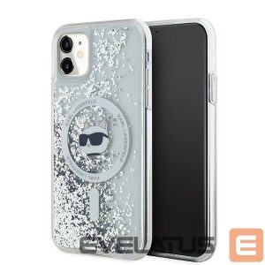 Другой аксессуар для телефона Karl Lagerfeld  Karl Lagerfeld Liquid Glitter Choupette Head MagSafe Case for iPhone 11 / Xr - Transparent 
