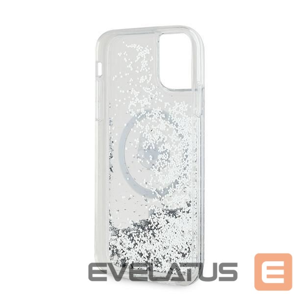 Другой аксессуар для телефона Karl Lagerfeld Karl Lagerfeld Liquid Glitter Choupette Head MagSafe Case for iPhone 11 / Xr - Transparent