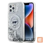 Другой аксессуар для телефона Karl Lagerfeld  Karl Lagerfeld Liquid Glitter Choupette Head MagSafe Case for iPhone 12 / 12 Pro - Transparent 