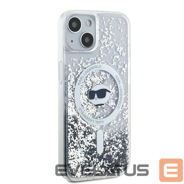 Другой аксессуар для телефона Karl Lagerfeld Karl Lagerfeld Liquid Glitter Choupette Head MagSafe case for iPhone 13 - transparent