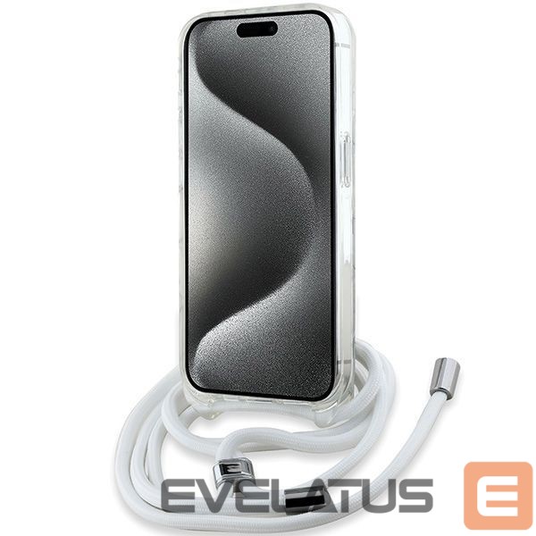 Другой аксессуар для телефона Karl Lagerfeld Karl Lagerfeld Crossbody IML Karl Head MagSafe case for iPhone 15 Pro - transparent