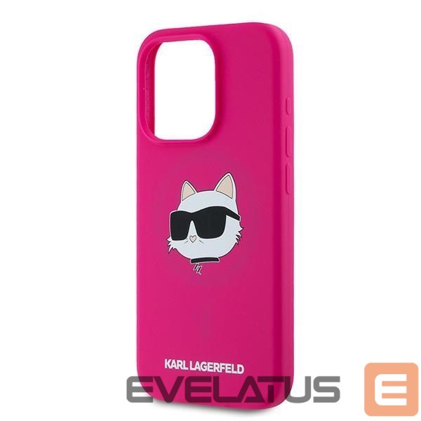 Другой аксессуар для телефона Karl Lagerfeld Karl Lagerfeld Silicone Choupette Head MagSafe case for iPhone 15 Pro Max - pink