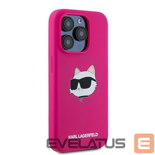 Другой аксессуар для телефона Karl Lagerfeld Karl Lagerfeld Silicone Choupette Head MagSafe case for iPhone 15 Pro Max - pink