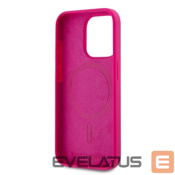 Другой аксессуар для телефона Karl Lagerfeld Karl Lagerfeld Silicone Choupette Head MagSafe case for iPhone 15 Pro Max - pink