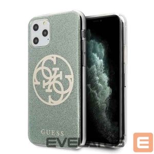 Чехол на заднюю панель Guess  Guess GUHCN58PCUGLKA iPhone 11 Pro khaki hard case 4G Circle Glitter