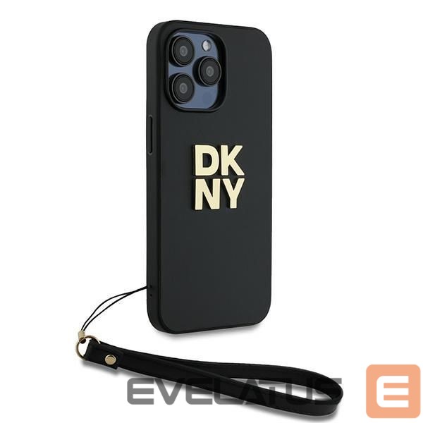 Другой аксессуар для телефона DKNY DKNY Wrist Strap Stock Logo case for iPhone 14 Pro - black