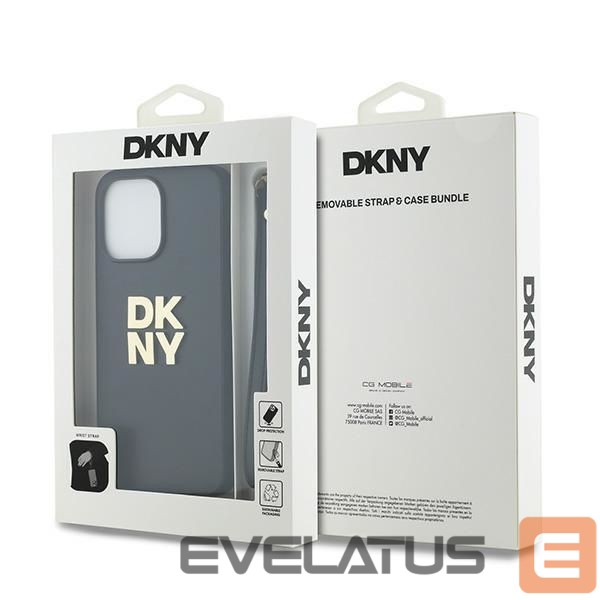 Другой аксессуар для телефона DKNY DKNY Wrist Strap Stock Logo case for iPhone 14 Pro - black