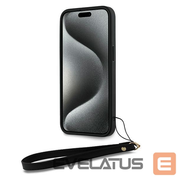 Другой аксессуар для телефона DKNY DKNY Wrist Strap Stock Logo case for iPhone 14 Pro - black