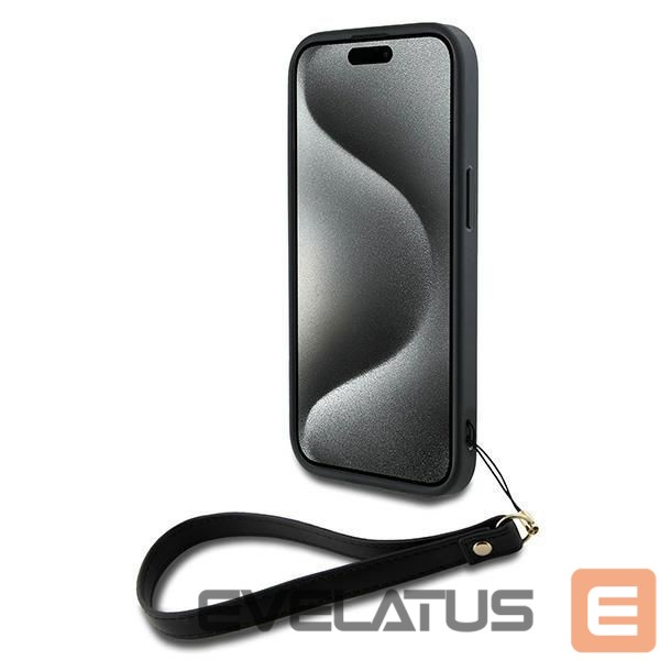 Другой аксессуар для телефона DKNY DKNY Wrist Strap Stock Logo case for iPhone 14 / 15 / 13 - black