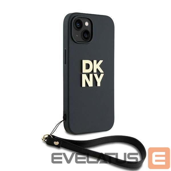 Другой аксессуар для телефона DKNY DKNY Wrist Strap Stock Logo case for iPhone 14 / 15 / 13 - black